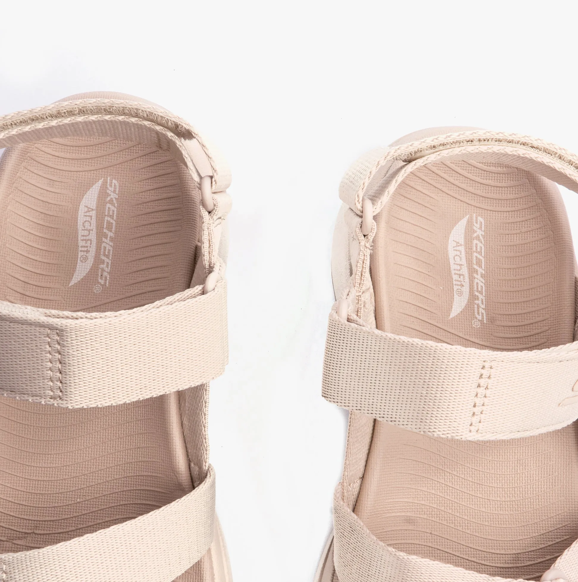 140808/NAT GO WALK ARCH FIT SANDAL - ATTRACT Womens Sandals Natural/Purple