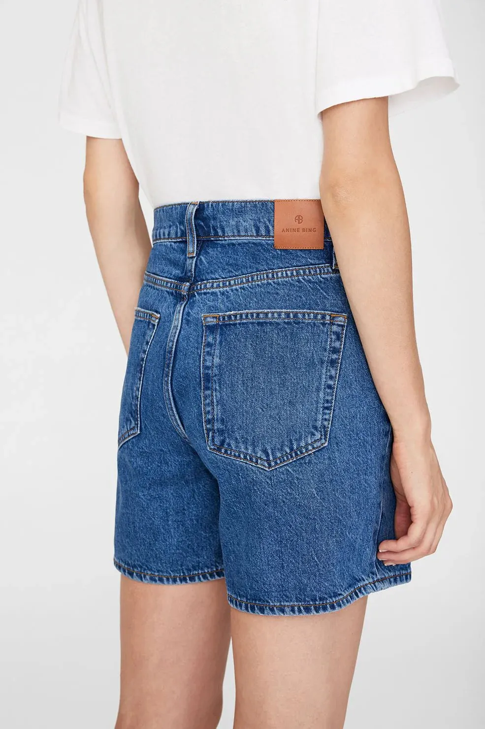 ANINE BING - KAT SHORT - MEDIUM INDIGO