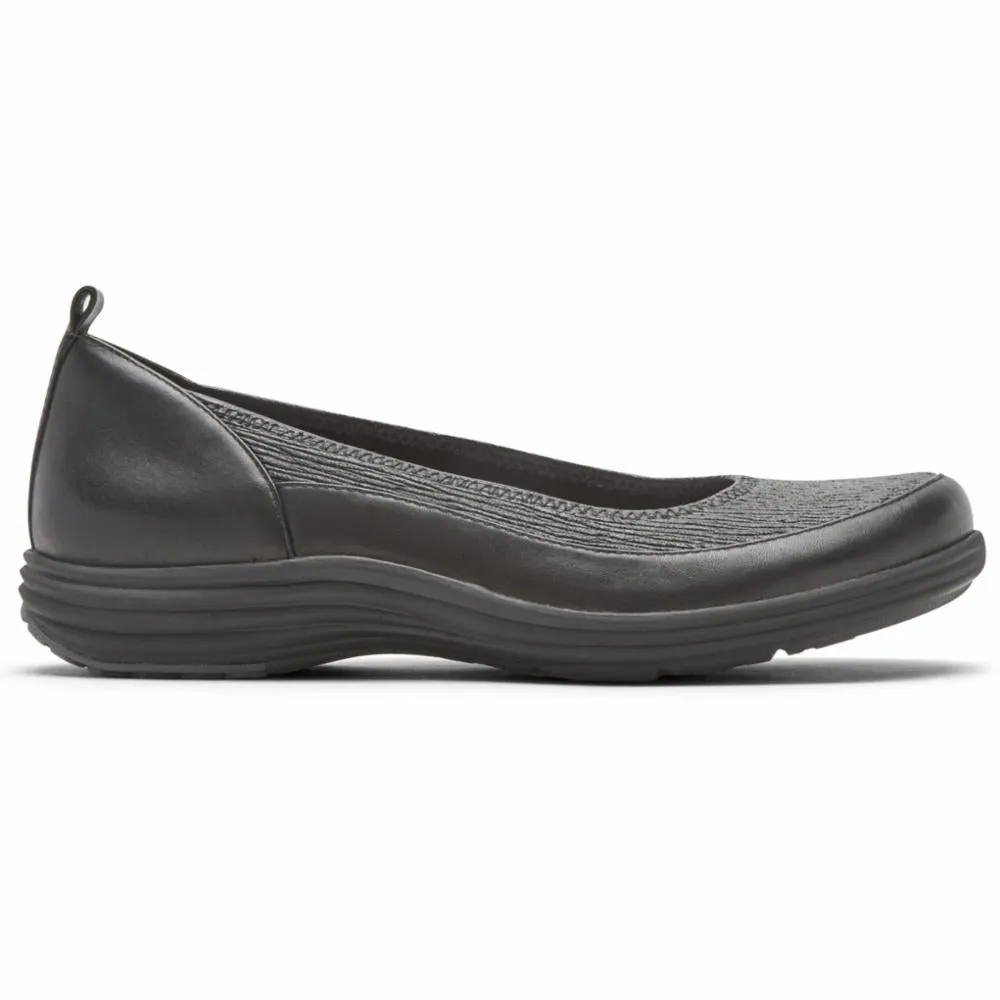 Aravon QUINN BALLET FLAT BLACK