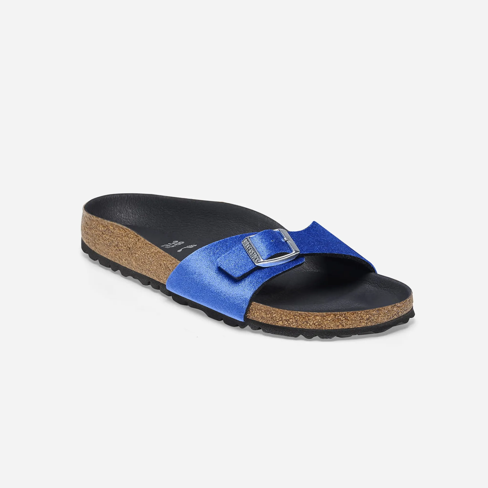 Birkenstock Madrid Rivet Logo Velvet Blue Blue/Velvet Brillant Blue