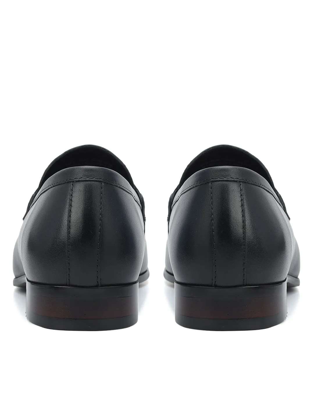 Blue Loafers With Contrast Panel