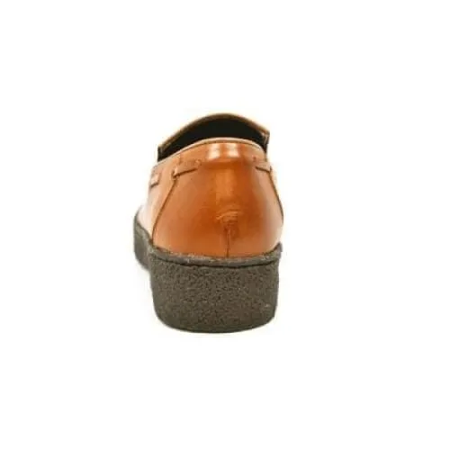 British Walkers Playboy Cruise Men's Cognac Leather Slip On