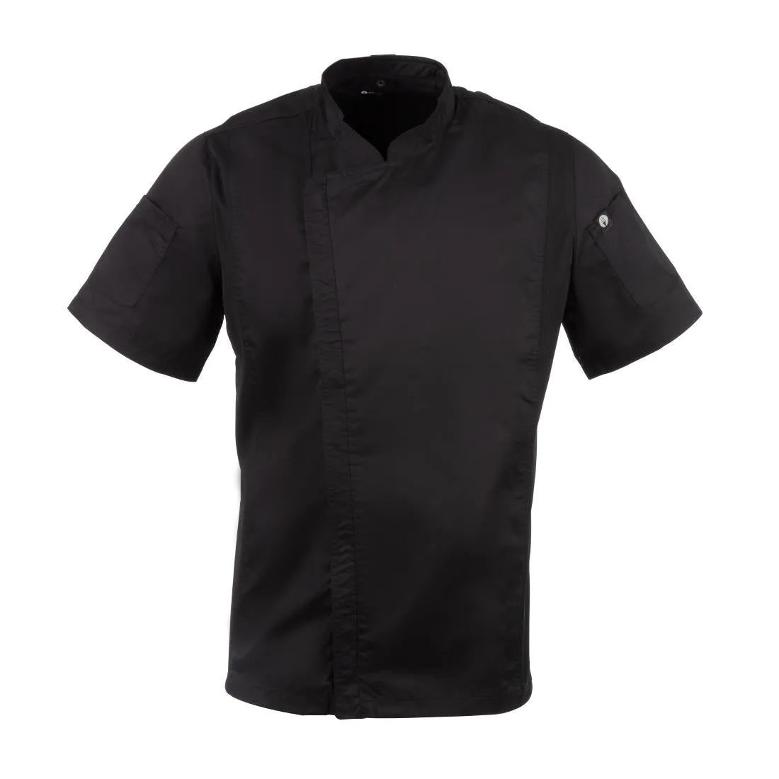 Chef Works Springfield Zipper Mens Chefs Jacket Black L