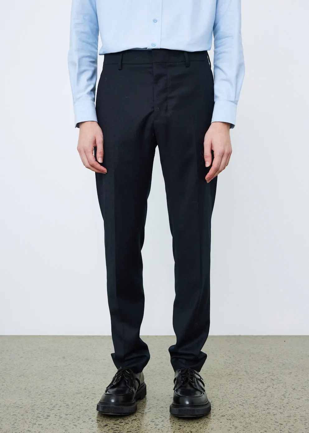 Cigarette Fit Trousers