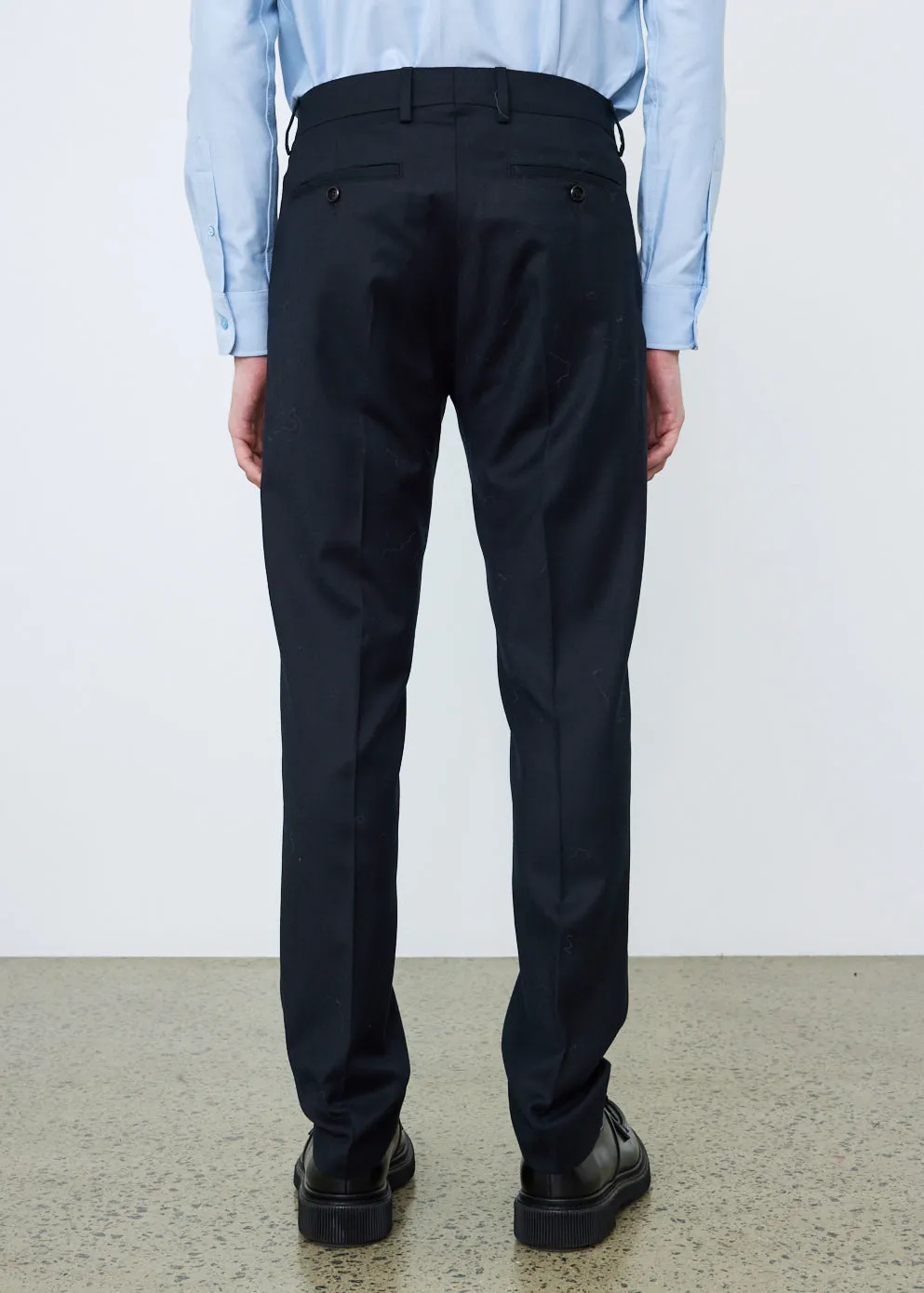 Cigarette Fit Trousers