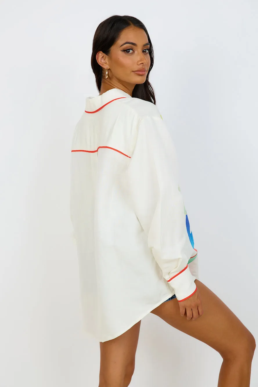 C/MEO COLLECTIVE  HYPERREAL SHIRT ABSTRACTION PRINT