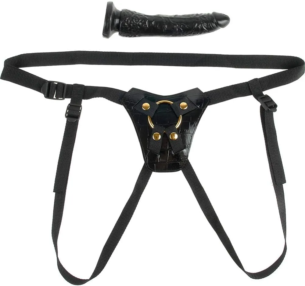 Fetish Fantasy Gold Designer Strap On W/dildo