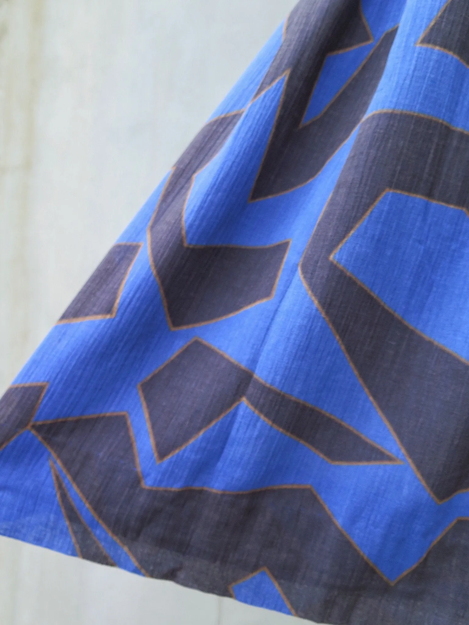 Lightning | Vintage 1960s 1970s geometric shape print dress