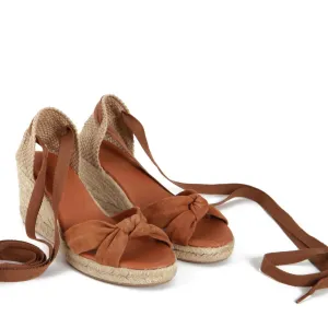 LOLA LOW CHESNUT PLATFORM ESPADRILLO MOKKASANDAALIT