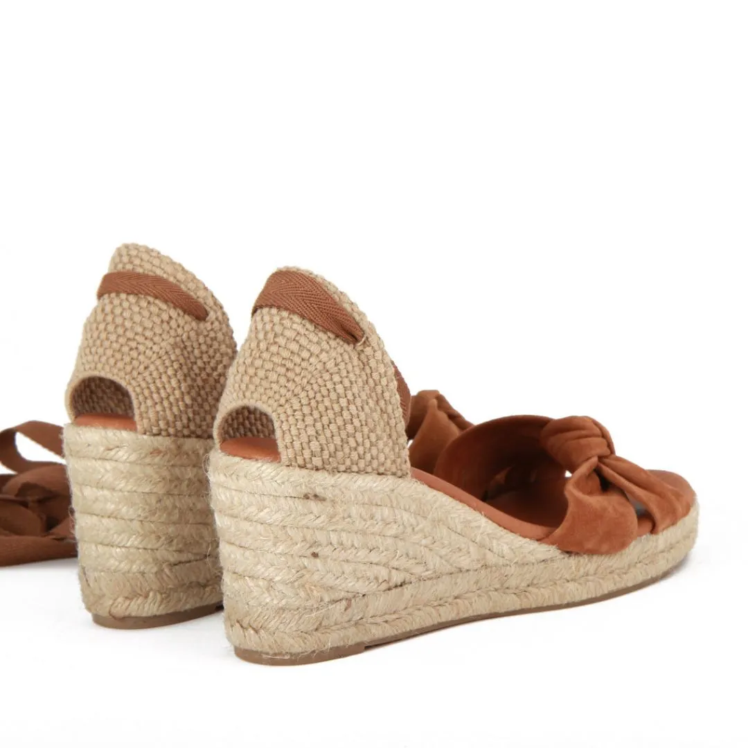 LOLA LOW CHESNUT PLATFORM ESPADRILLO MOKKASANDAALIT