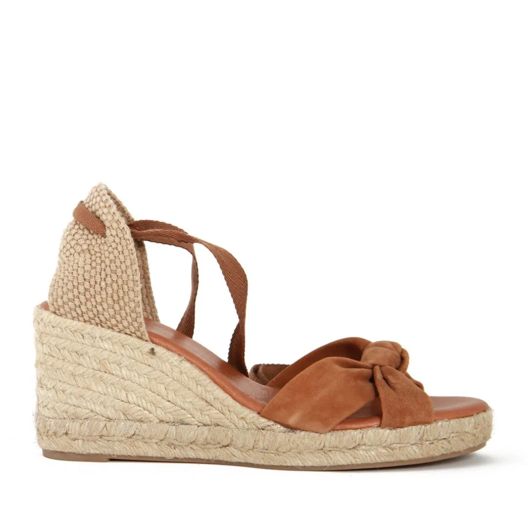 LOLA LOW CHESNUT PLATFORM ESPADRILLO MOKKASANDAALIT