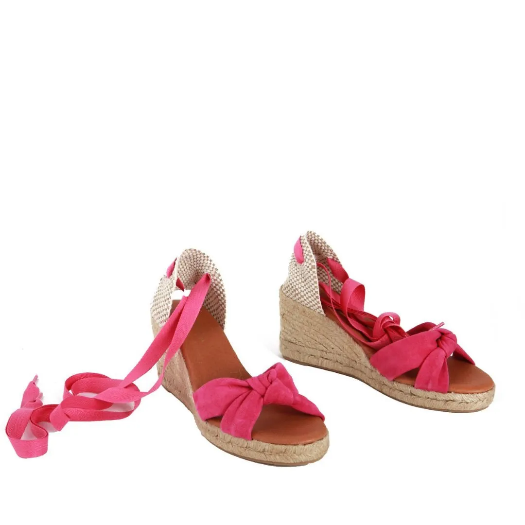 LOLA LOW FUXIA PLATFORM ESPADRILLO MOKKASANDAALIT
