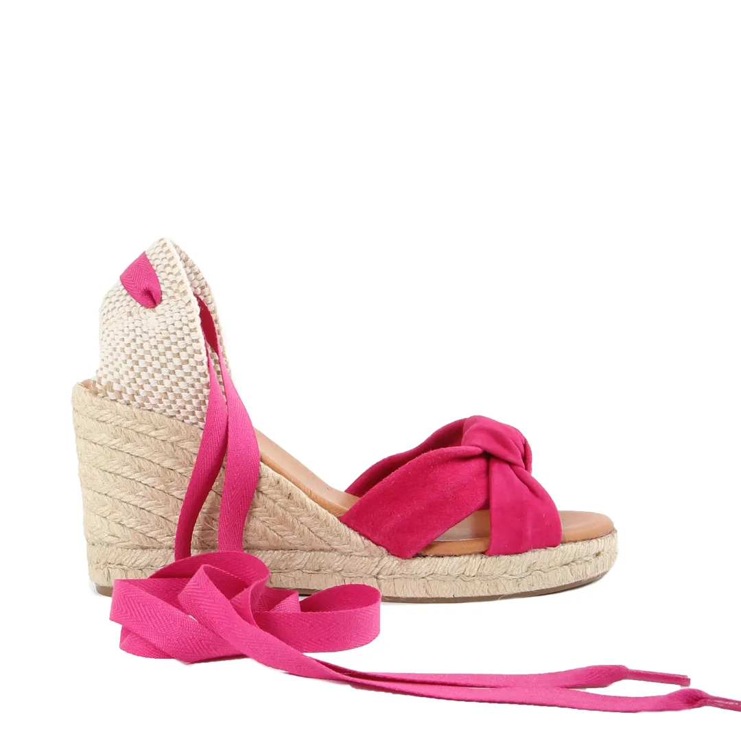 LOLA LOW FUXIA PLATFORM ESPADRILLO MOKKASANDAALIT