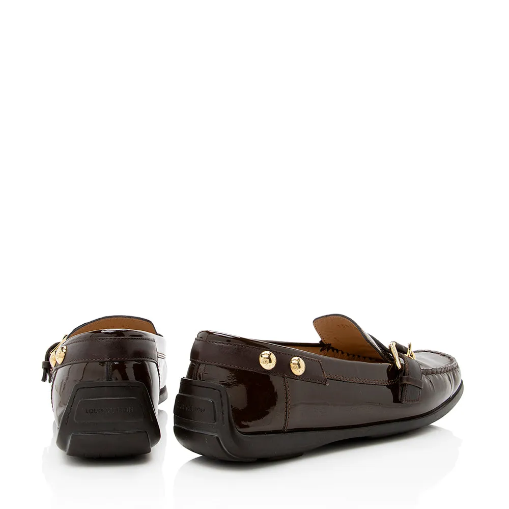 Louis Vuitton Monogram Patent Leather Loafers - Size 10 / 40 (SHF-18835)