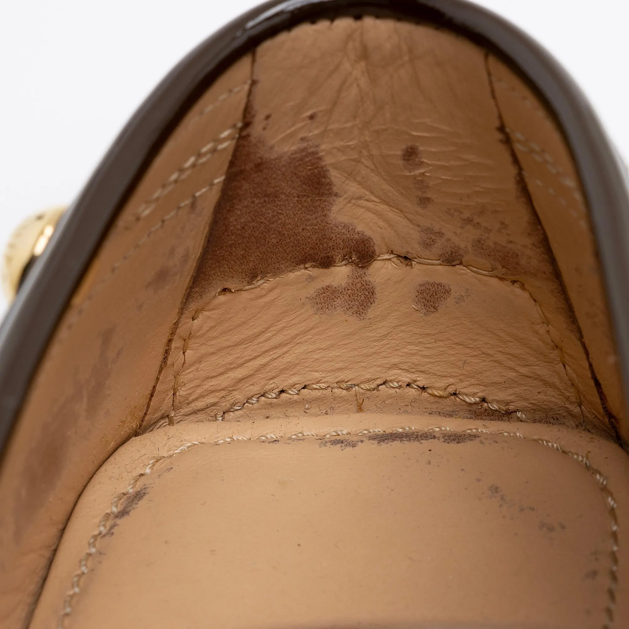 Louis Vuitton Monogram Patent Leather Loafers - Size 10 / 40 (SHF-22977)