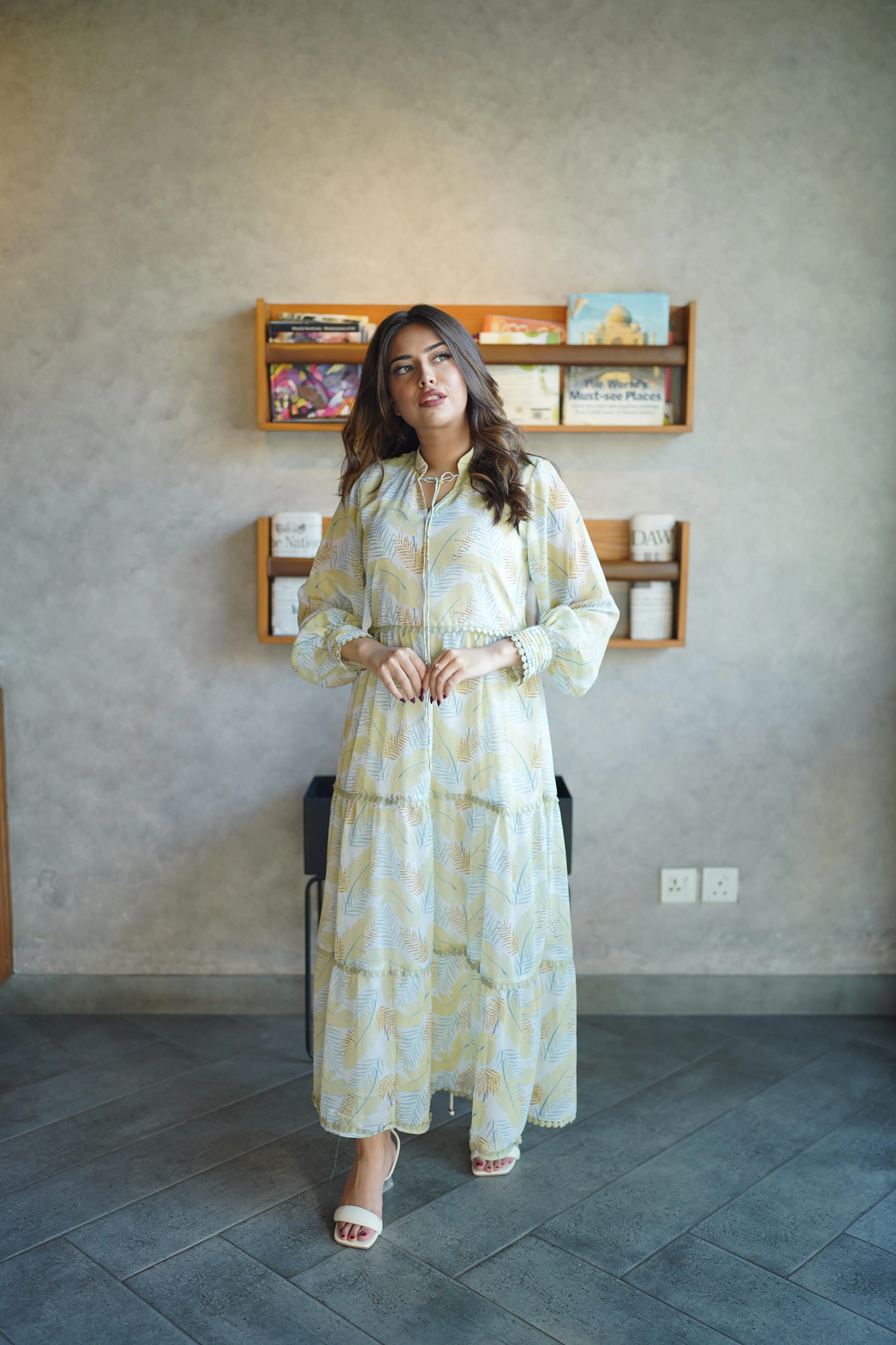 Meadow Magic - Chiffon Dress