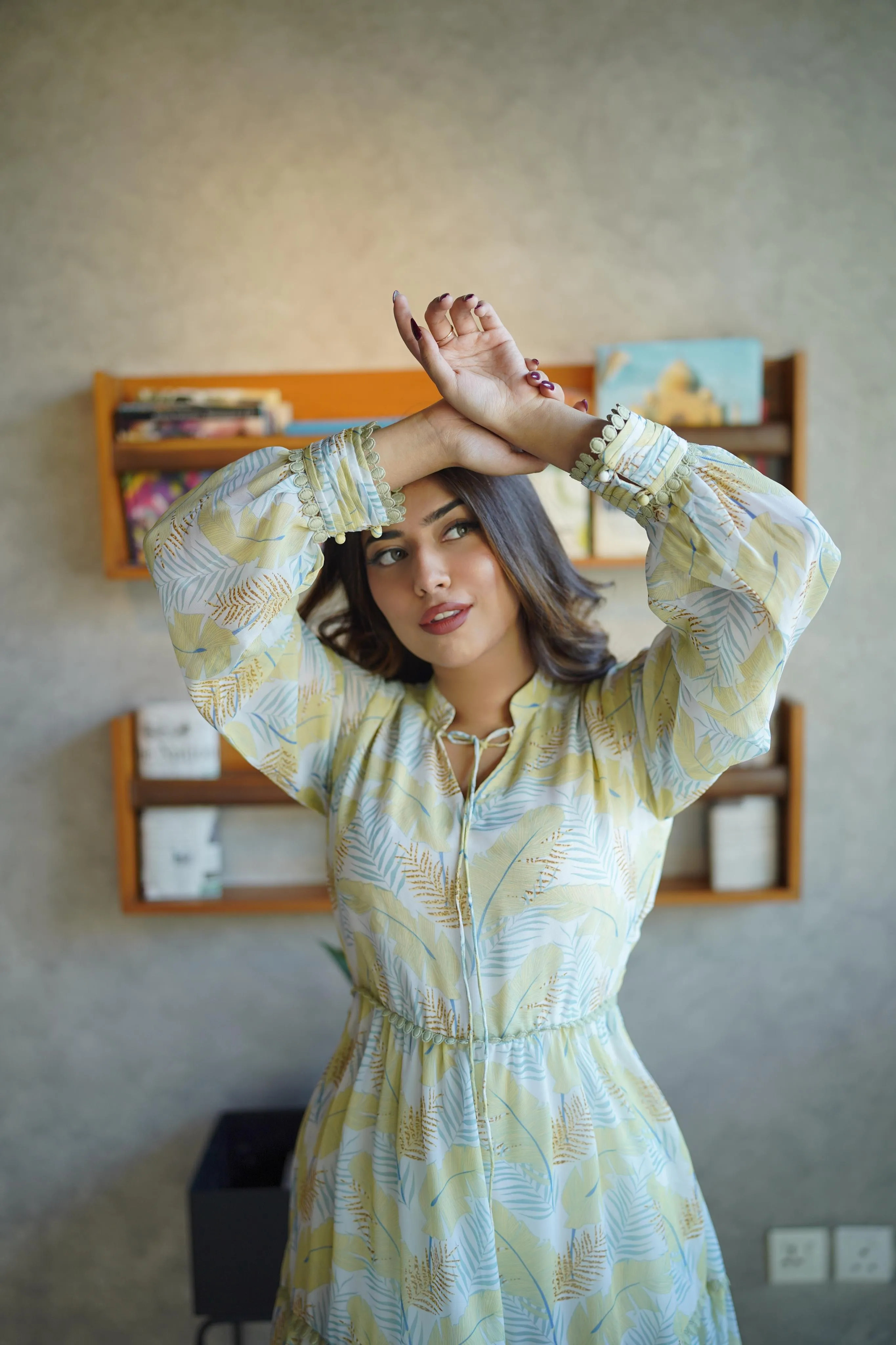 Meadow Magic - Chiffon Dress