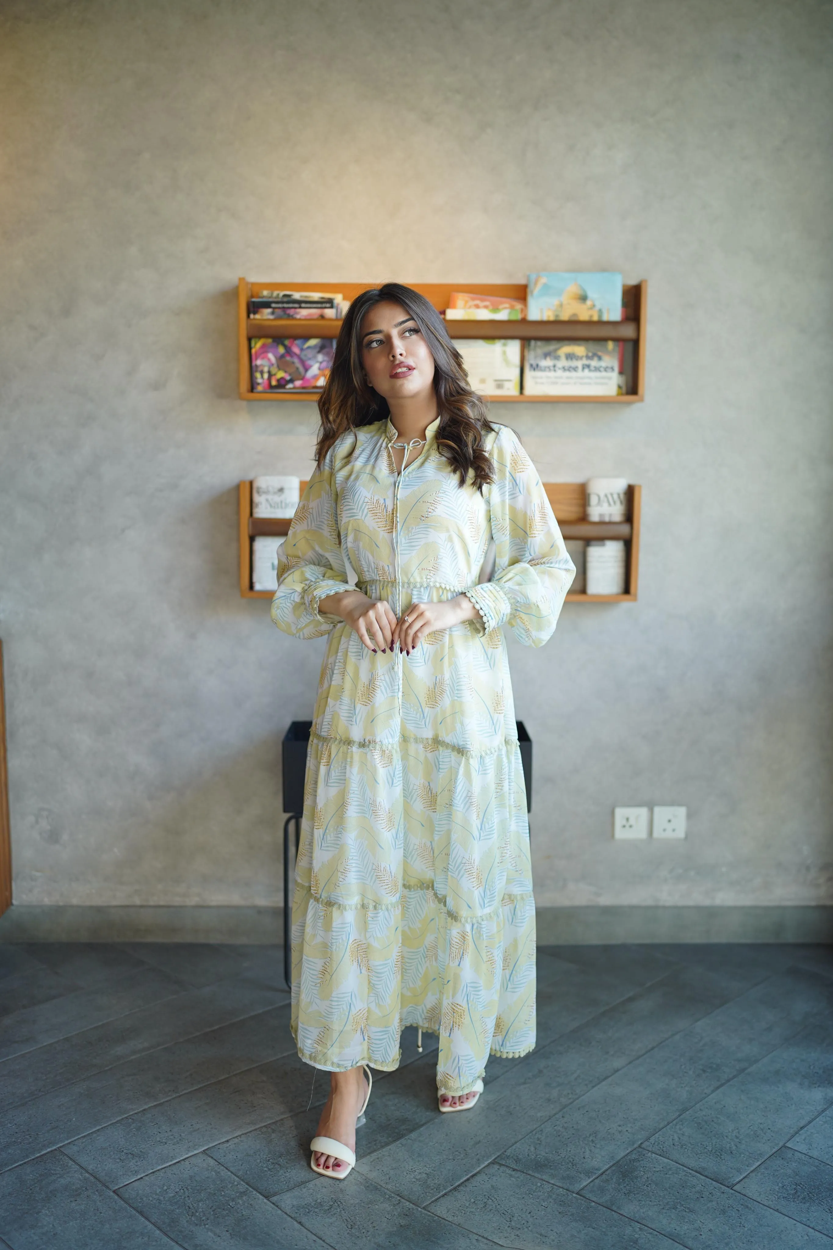 Meadow Magic - Chiffon Dress