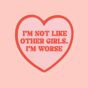 Not like other girls sticker