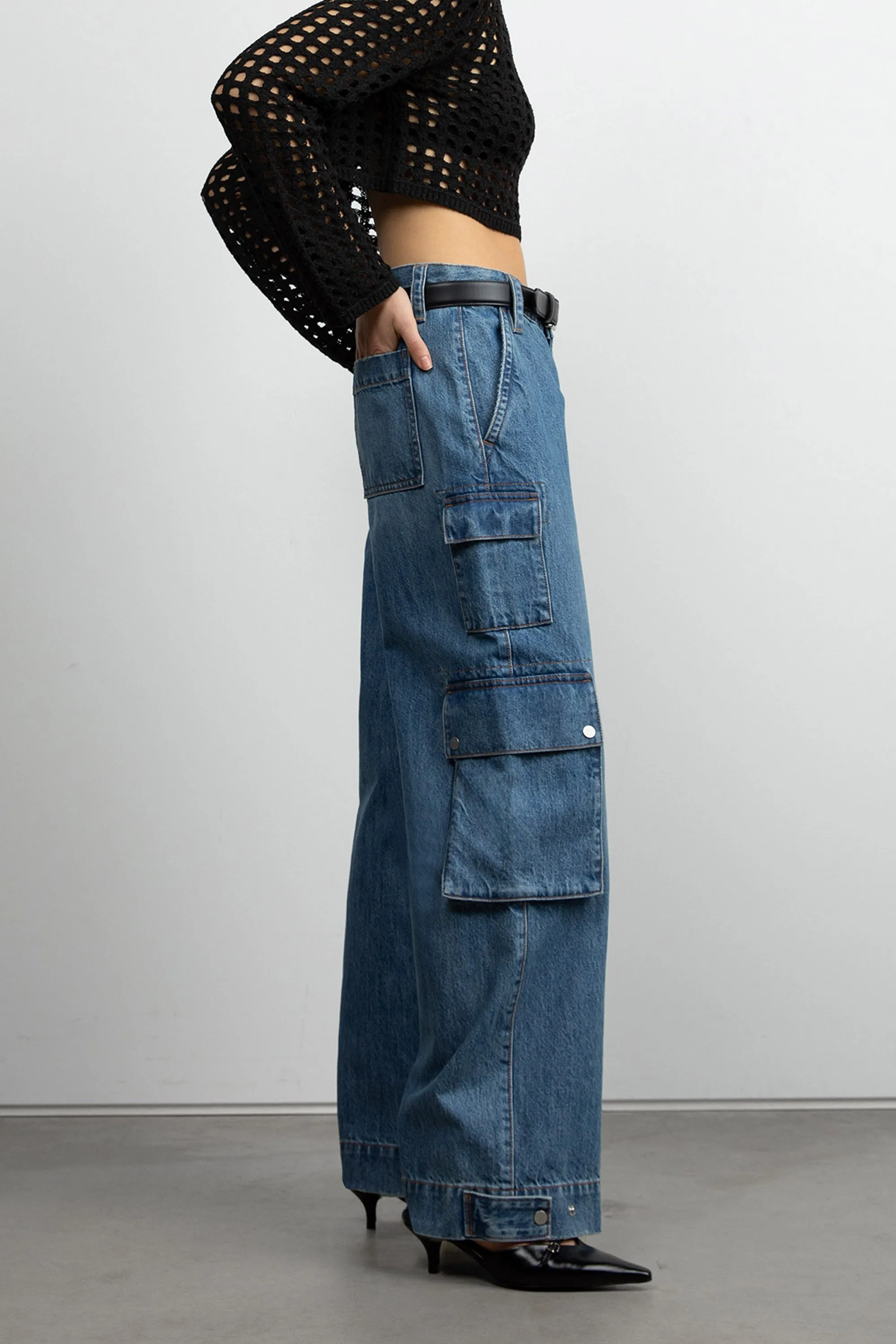 OAK 02 RELAXED FIT STRAIGHT LEG CARGO JEAN