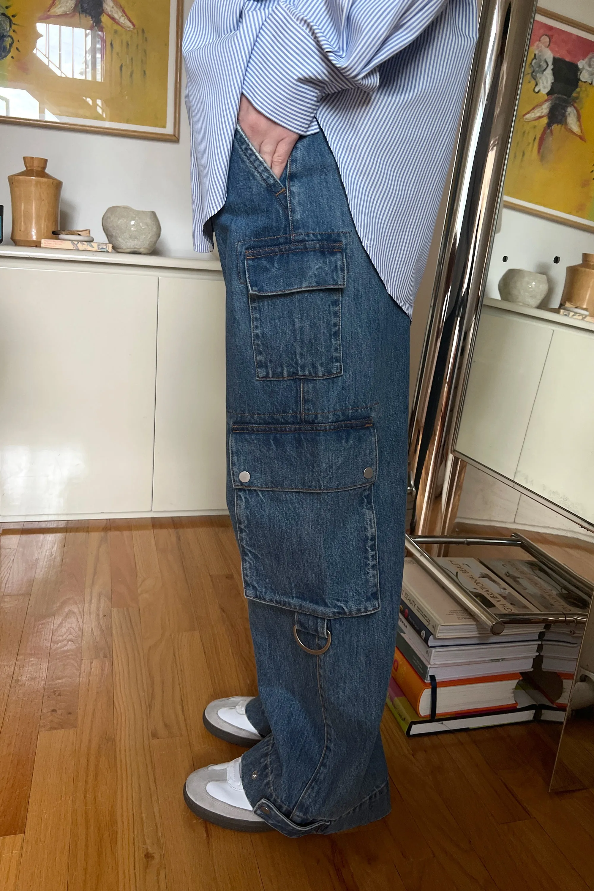 OAK 02 RELAXED FIT STRAIGHT LEG CARGO JEAN