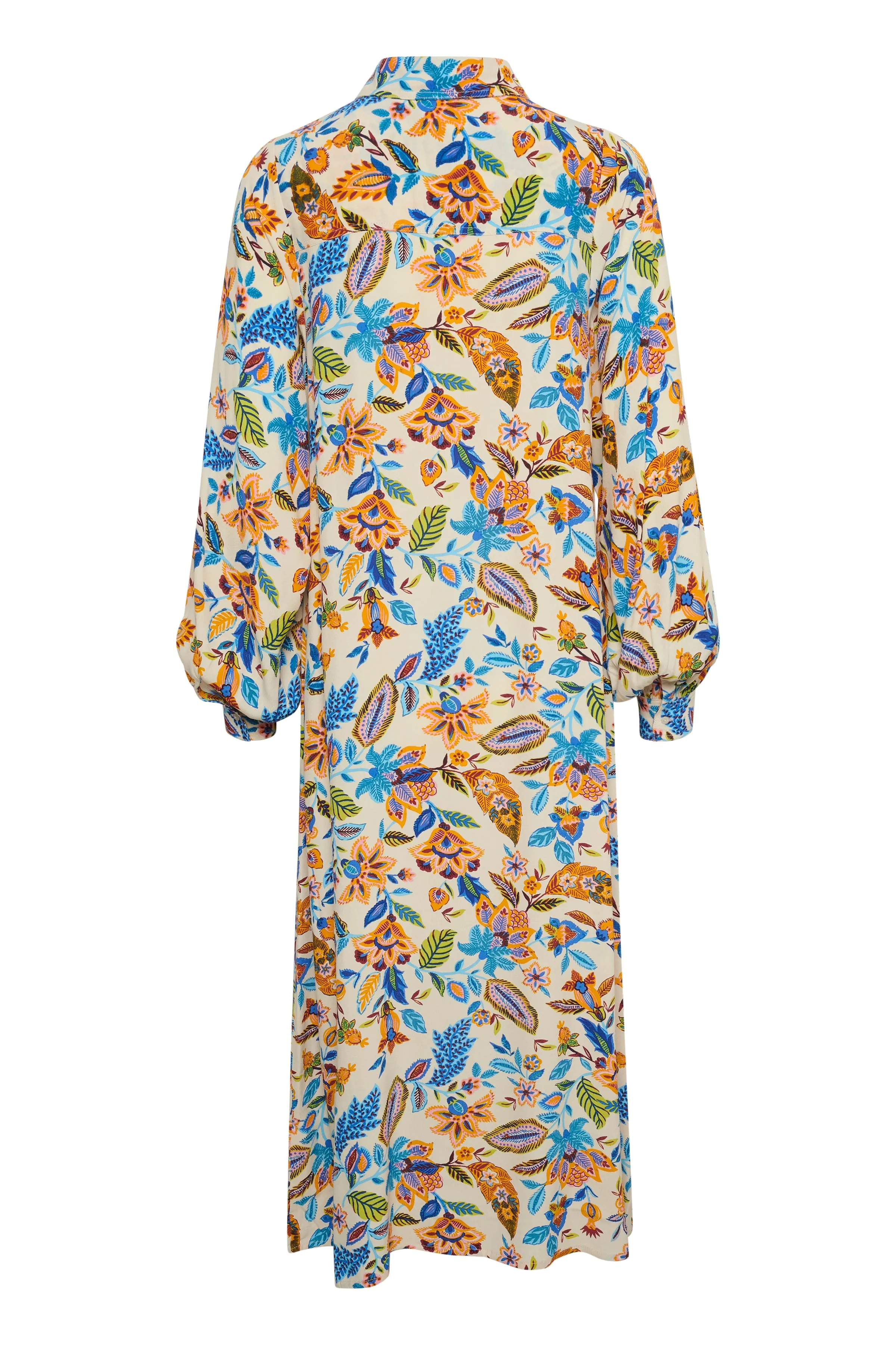 Part Two Shira relaxed shirt dress Blue Craft Flower