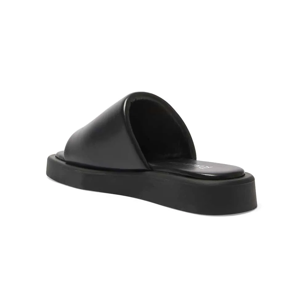 Punch Slide in Black Smooth