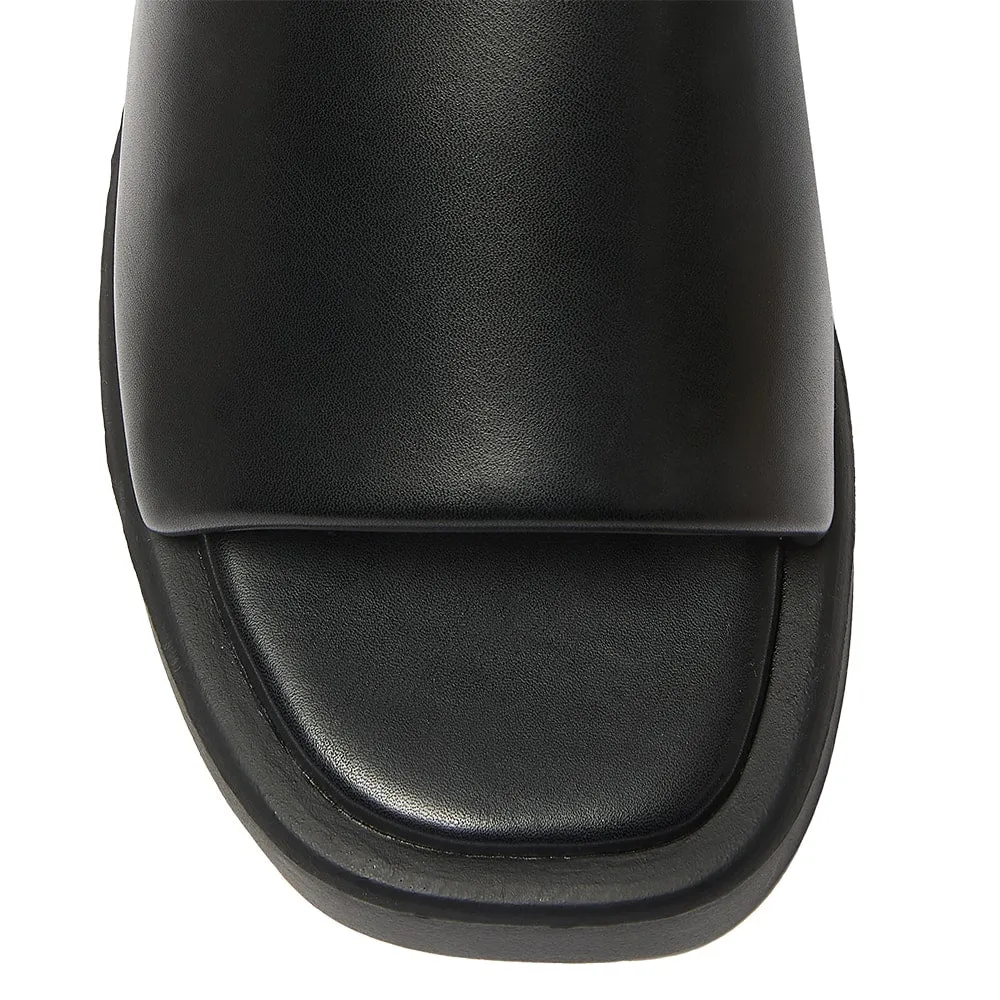 Punch Slide in Black Smooth
