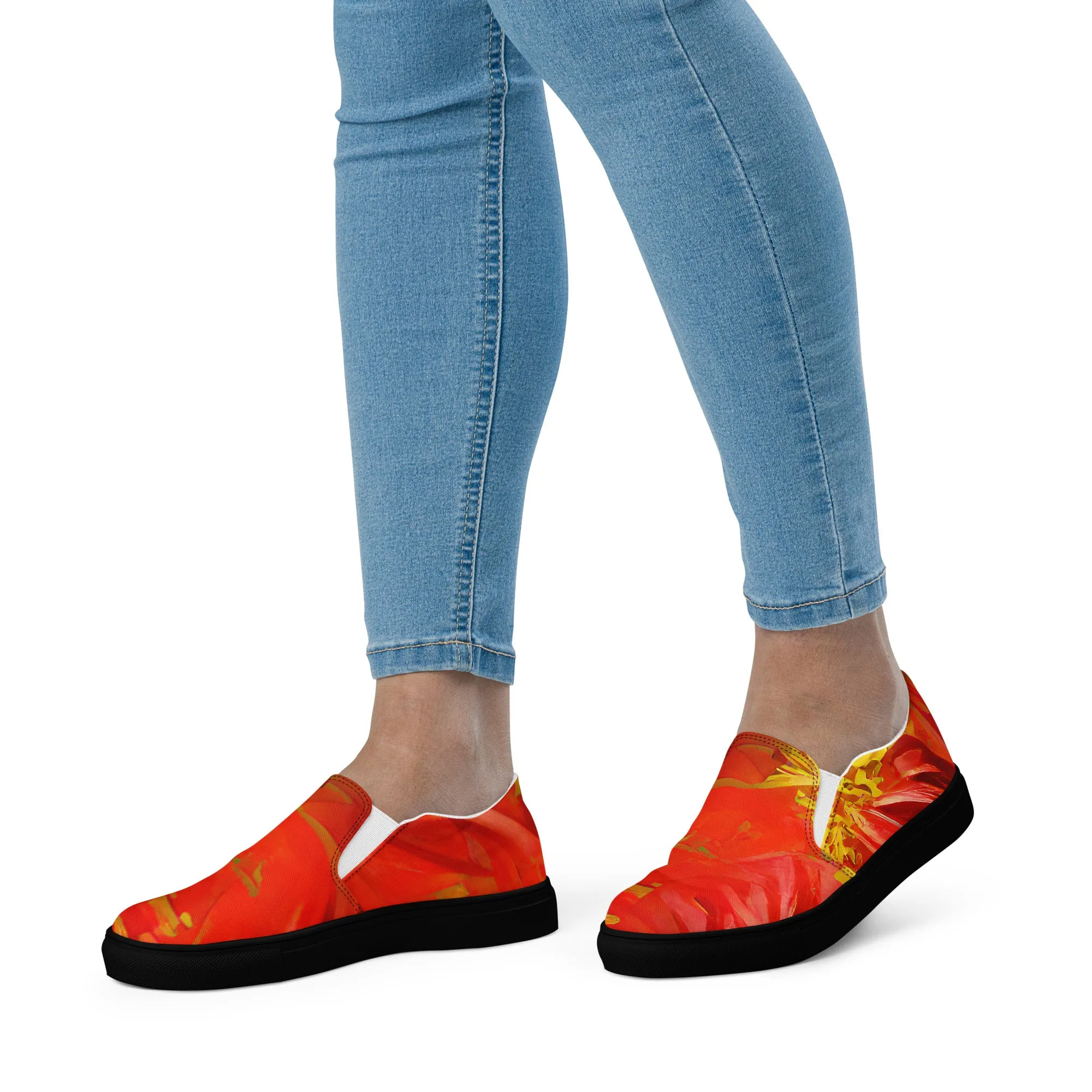 Qízhì - Womens Slip-On Canvas Shoes