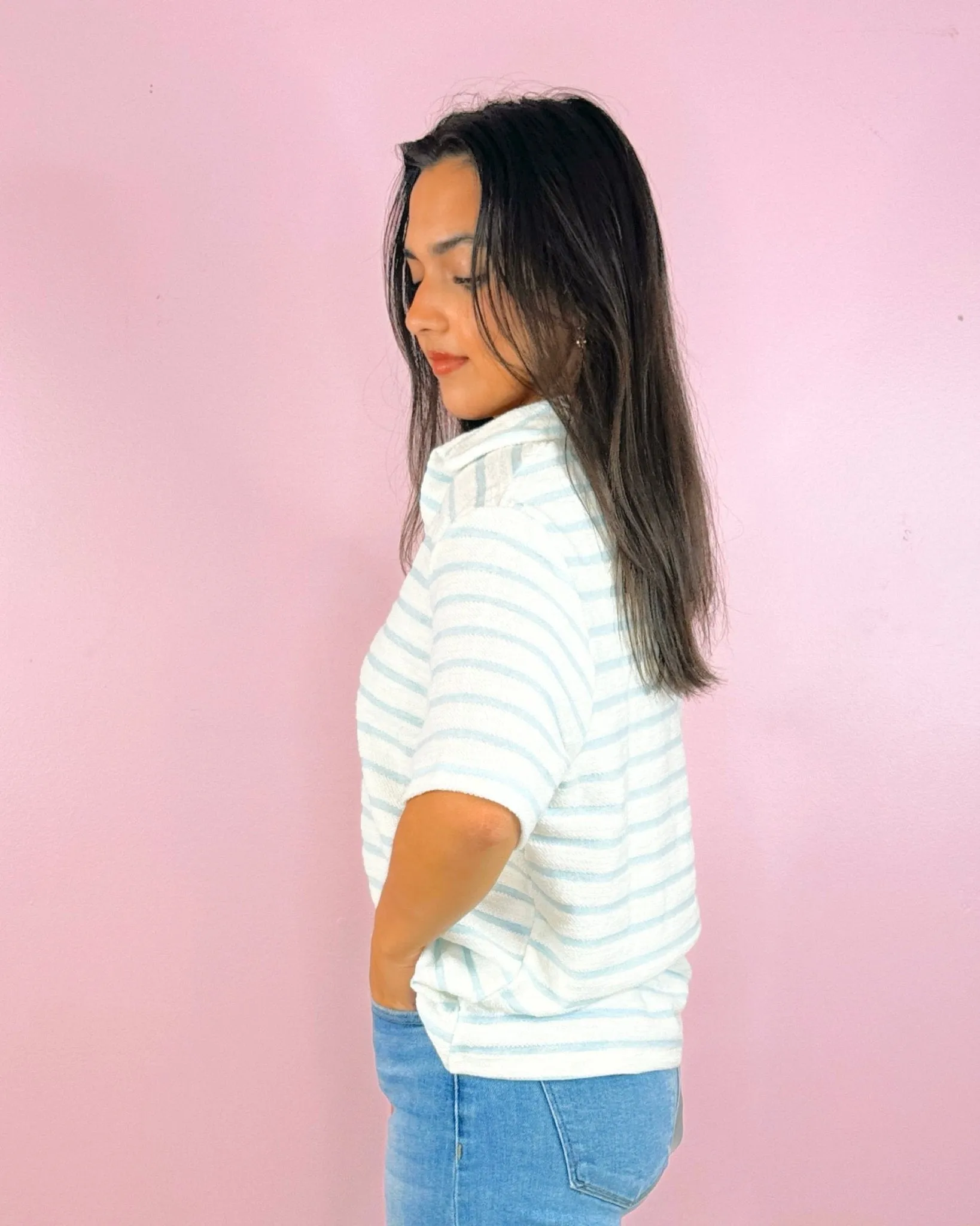 Seabreeze Striped Knit Top