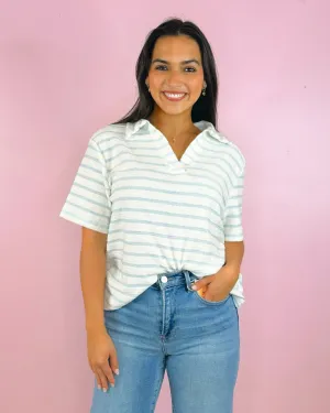 Seabreeze Striped Knit Top