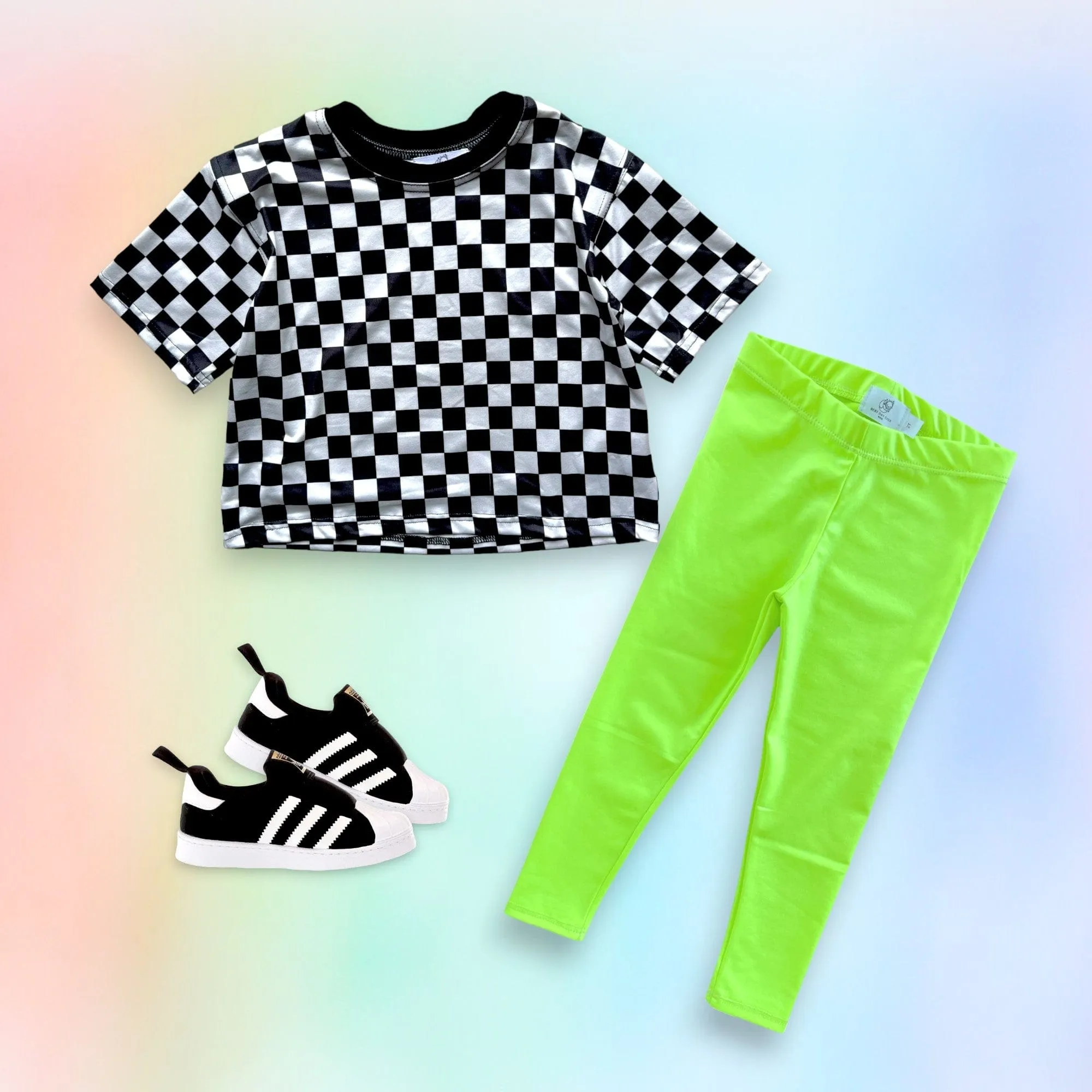 Skinny Shiny Legging - Electric Green