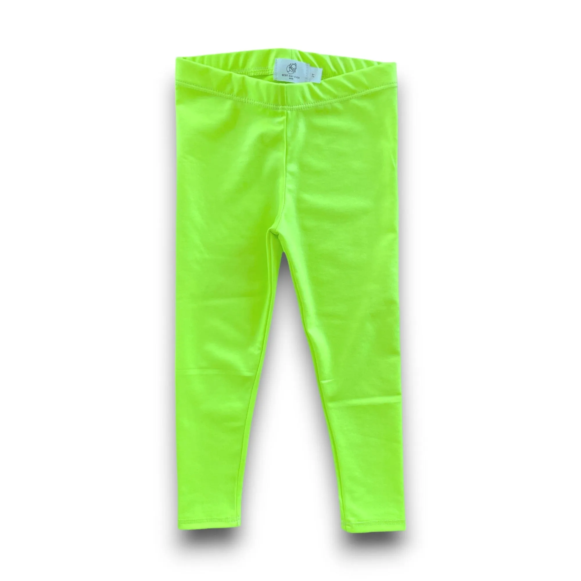 Skinny Shiny Legging - Electric Green