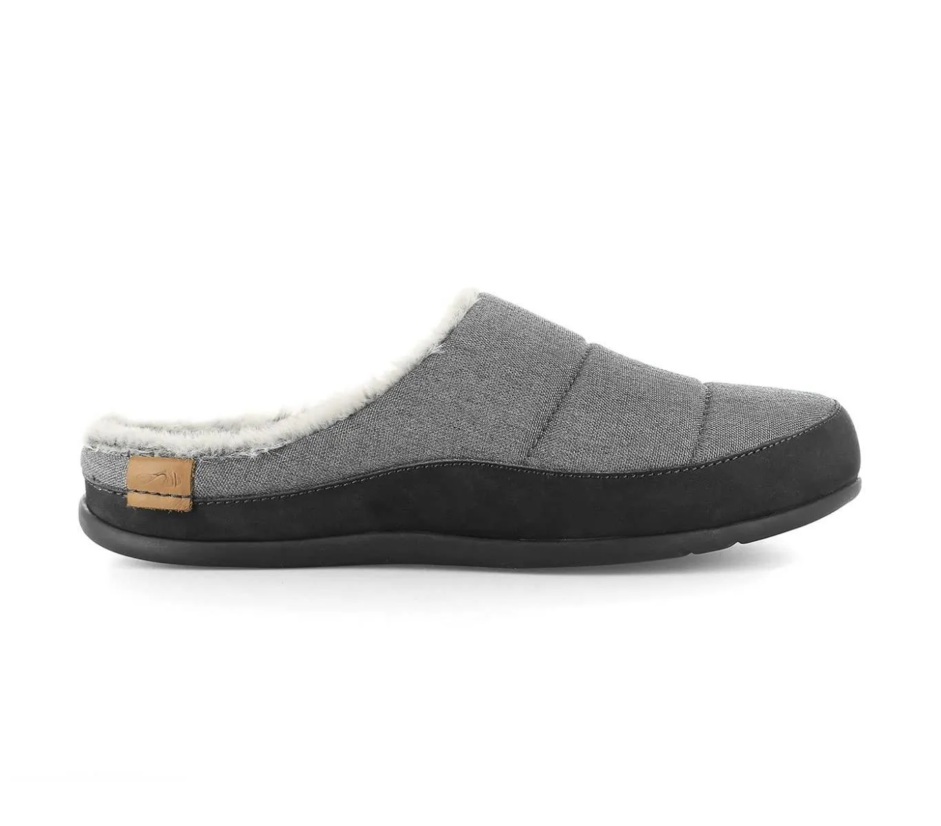 Strive Men's Grey Vancouver Size 12  Nylon Orthotic Slipper
