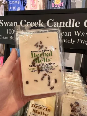 Swan Creek Herbal Melts - Seagrass & Vetiver