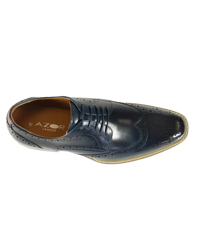 Venezia Derby Brogues - Navy