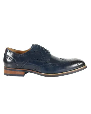 Venezia Derby Brogues - Navy