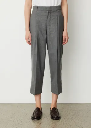 Wide Carrot Fit Trousers